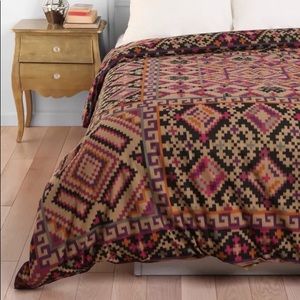 Queen geometric duvet cover